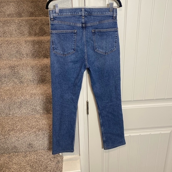 Reformation Jeans Liza Ultra High Rise Straight cropped Jeans - Picture 7 of 11